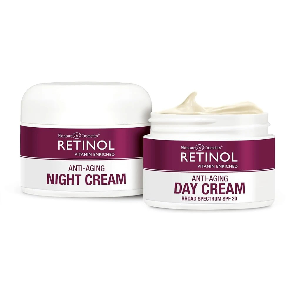 Retinol Anti-Aging Vitamin Enriched Night Cream & Day Cream (duo)