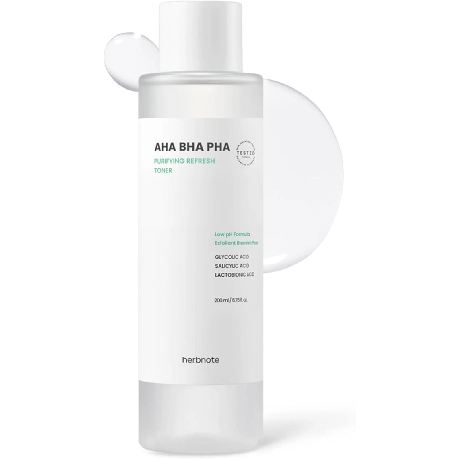 herbnote AHA BHA PHA Purifying Refresh Toner - 200ml