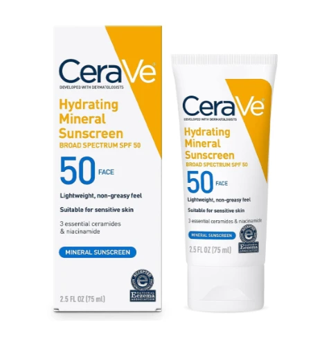 CeraVe Hydrating Mineral Sunscreen SPF 50 - 75ml