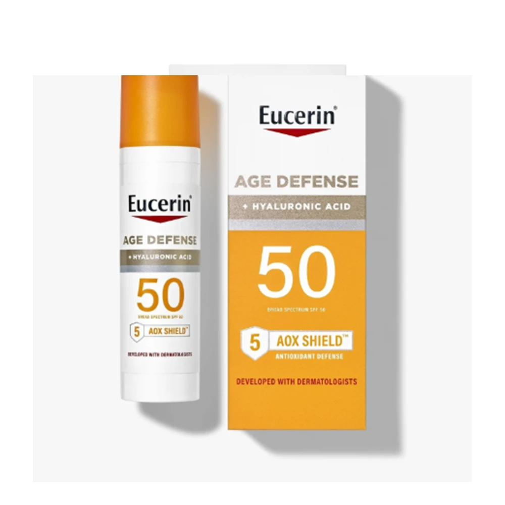 Eucerin Age Defense + Hyaluronic Acid Lightweight Sunscreen SPF 50