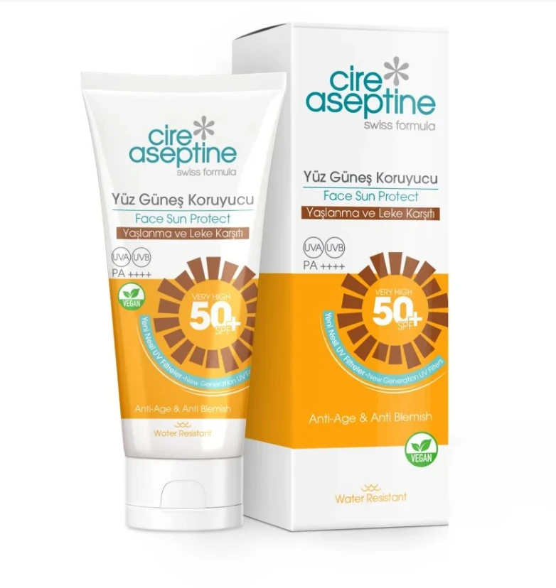 Cire Aseptine Facial Sunscreen Anti-Aging & Anti-Blemish SPF 50 - 50ml