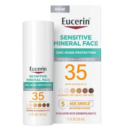 Eucerin Sensitive Mineral Face Tinted Sunscreen SPF 35