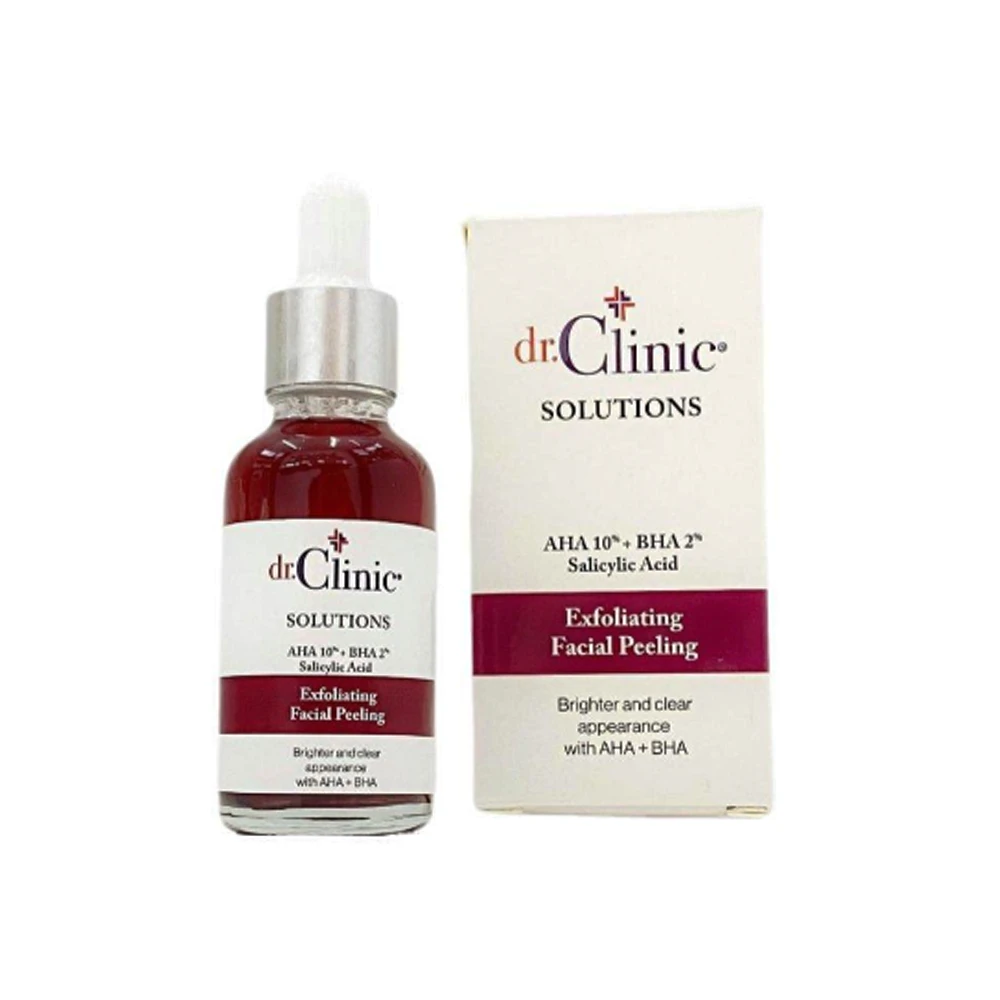Dr. Clinic Solutions AHA 10% + BHA 2% Salicylic Acid Exfoliating Facial Peeling