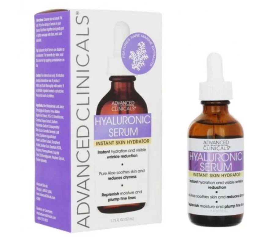 Advanced Clinicals Hyaluronic Serum Instant Skin Hydrator - 52ml