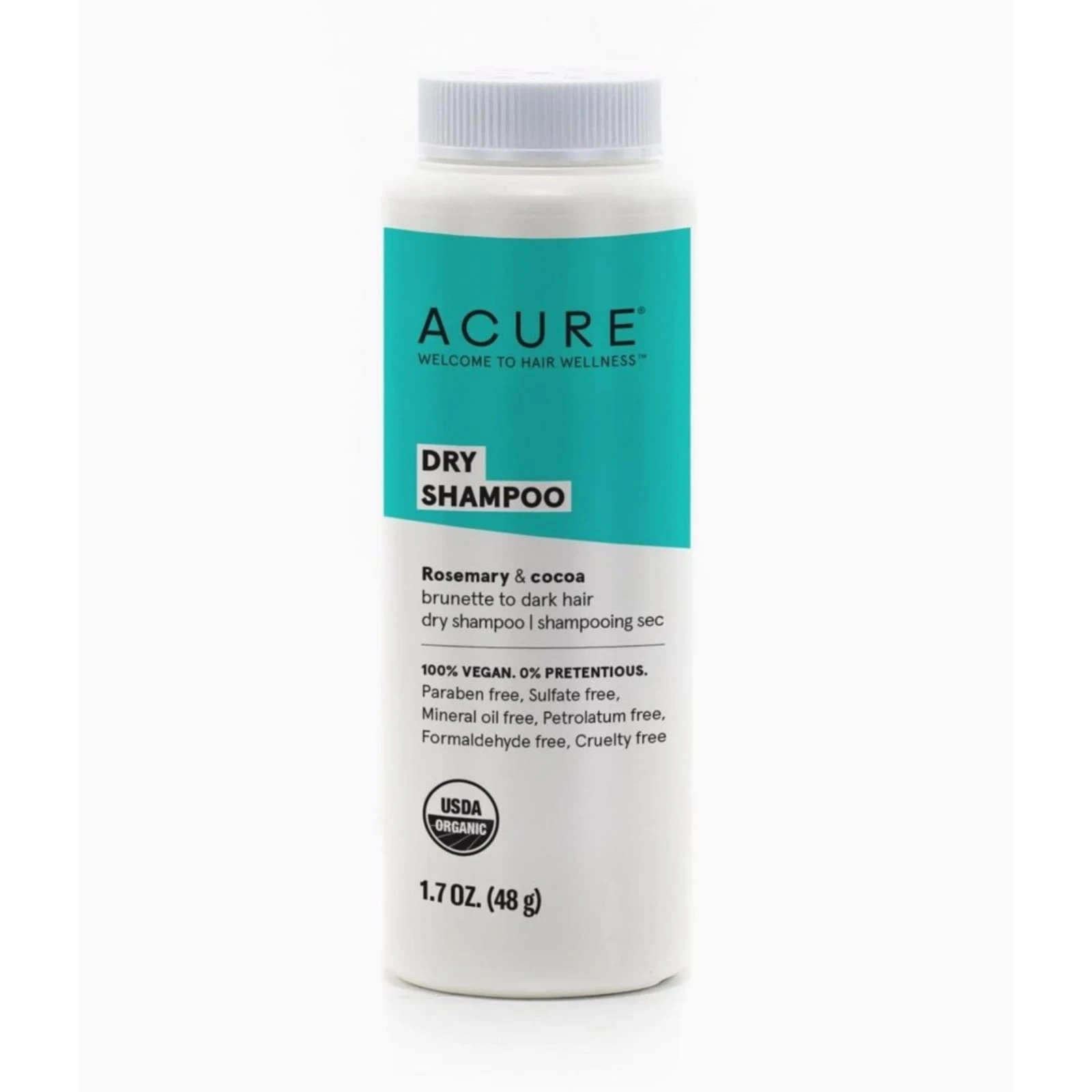 Acure Dry Shampoo – Brunette to Dark Hair - 48g