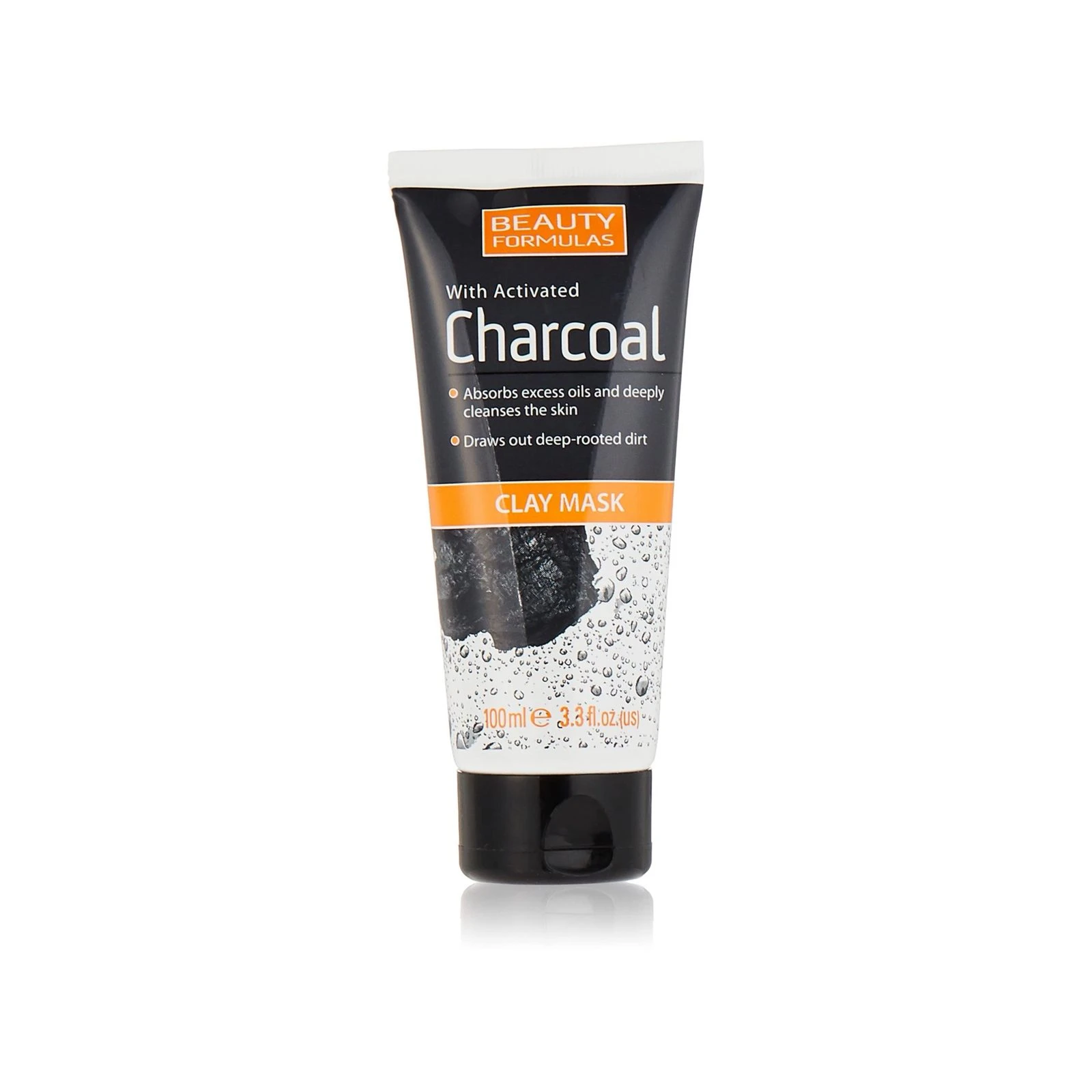 Beauty Formulas Activated Charcoal Clay Mask - 100ml