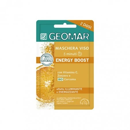 Geomar Energy Boost Face Mask (Vitamin C, Ginger & Organic Turmeric) - 1sheet