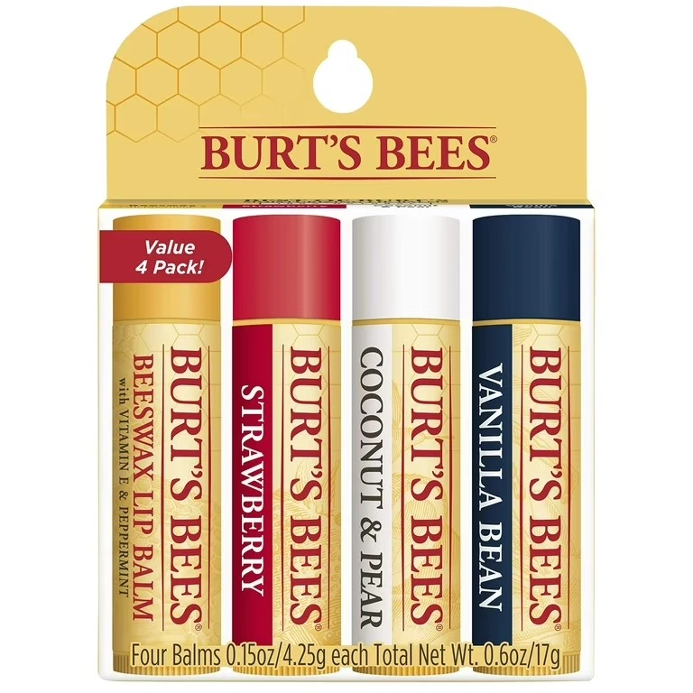 Burt’s Bees Lip Balm 4‑Pack