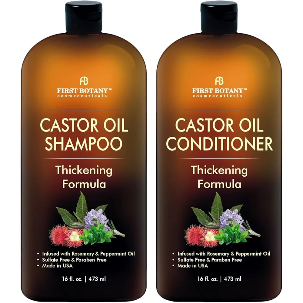 First Botany Castor Oil Shampoo & Conditioner