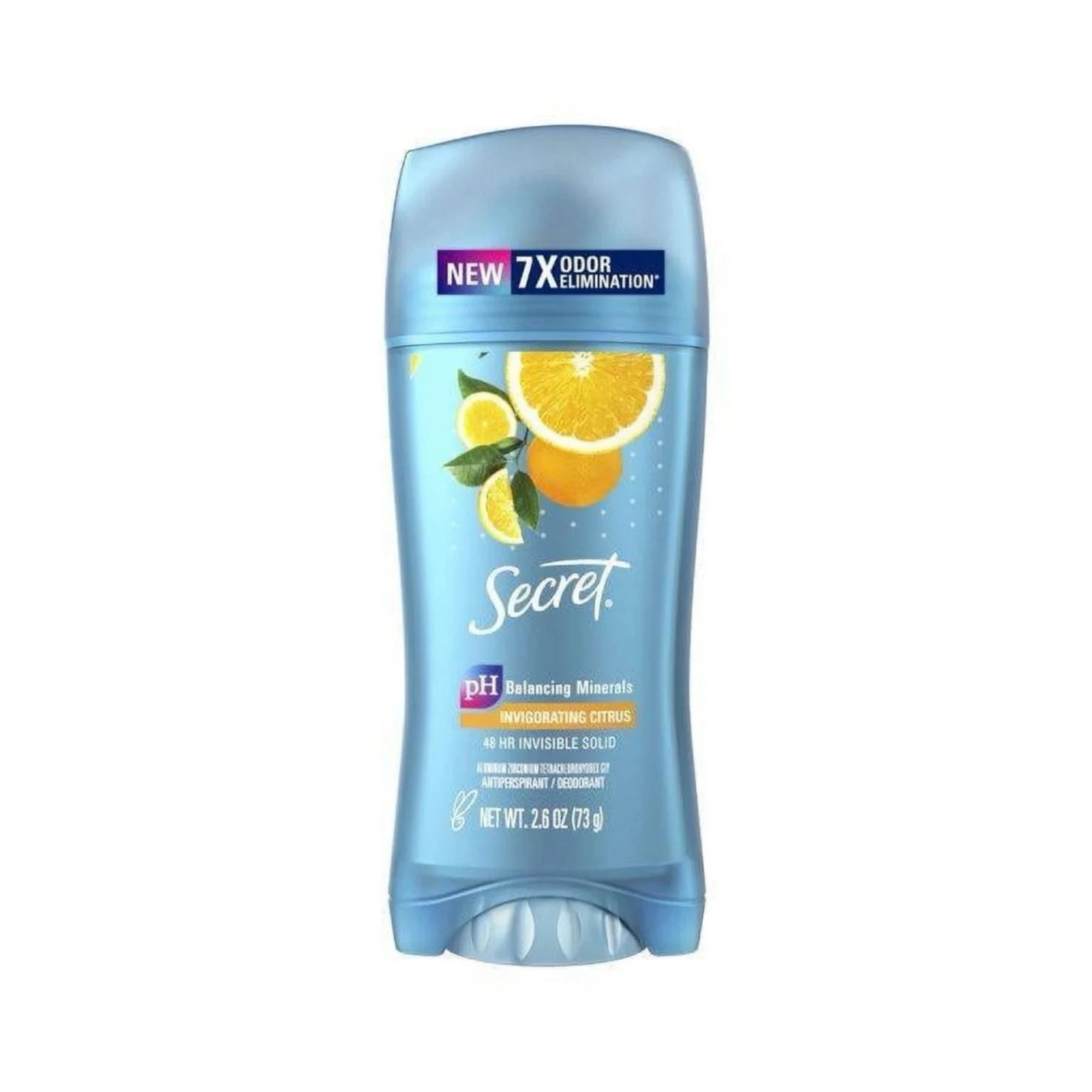 Secret Invisible Solid Antiperspirant – Invigorating Citrus with pH Balancing Mi