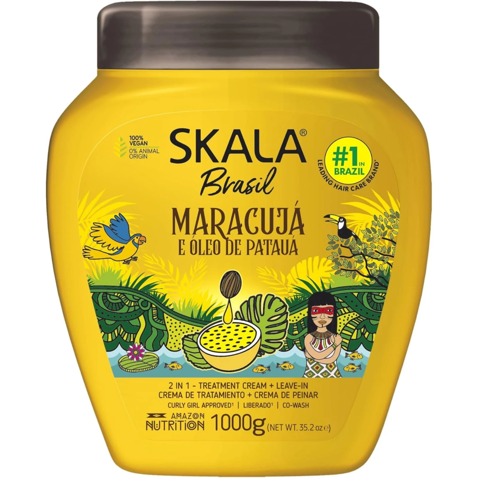 Skala Brasil Maracujá & Patauá Oil 2-in-1 Hair Treatment-1000g