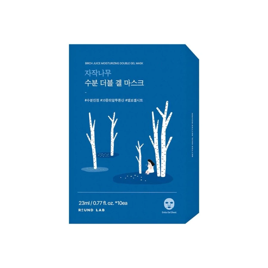 Round Lab Birch Juice Moisturizing Double Gel Mask