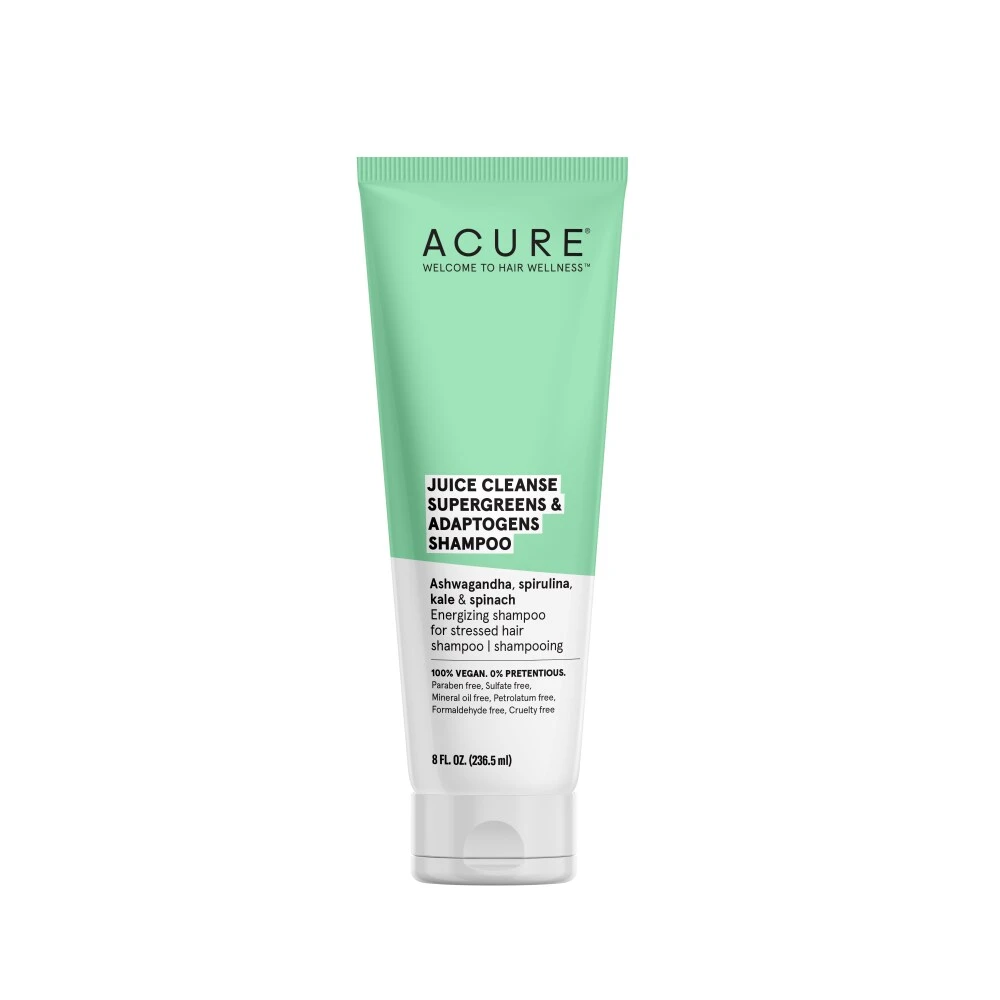 Acure Juice Cleanse Supergreens & Adaptogens Shampoo