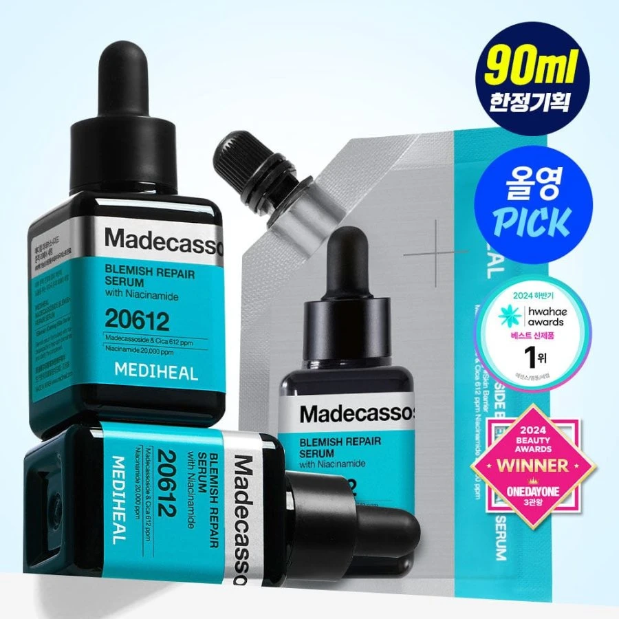 Mediheal Madecassoside Blemish Repair Serum with Niacinamide set