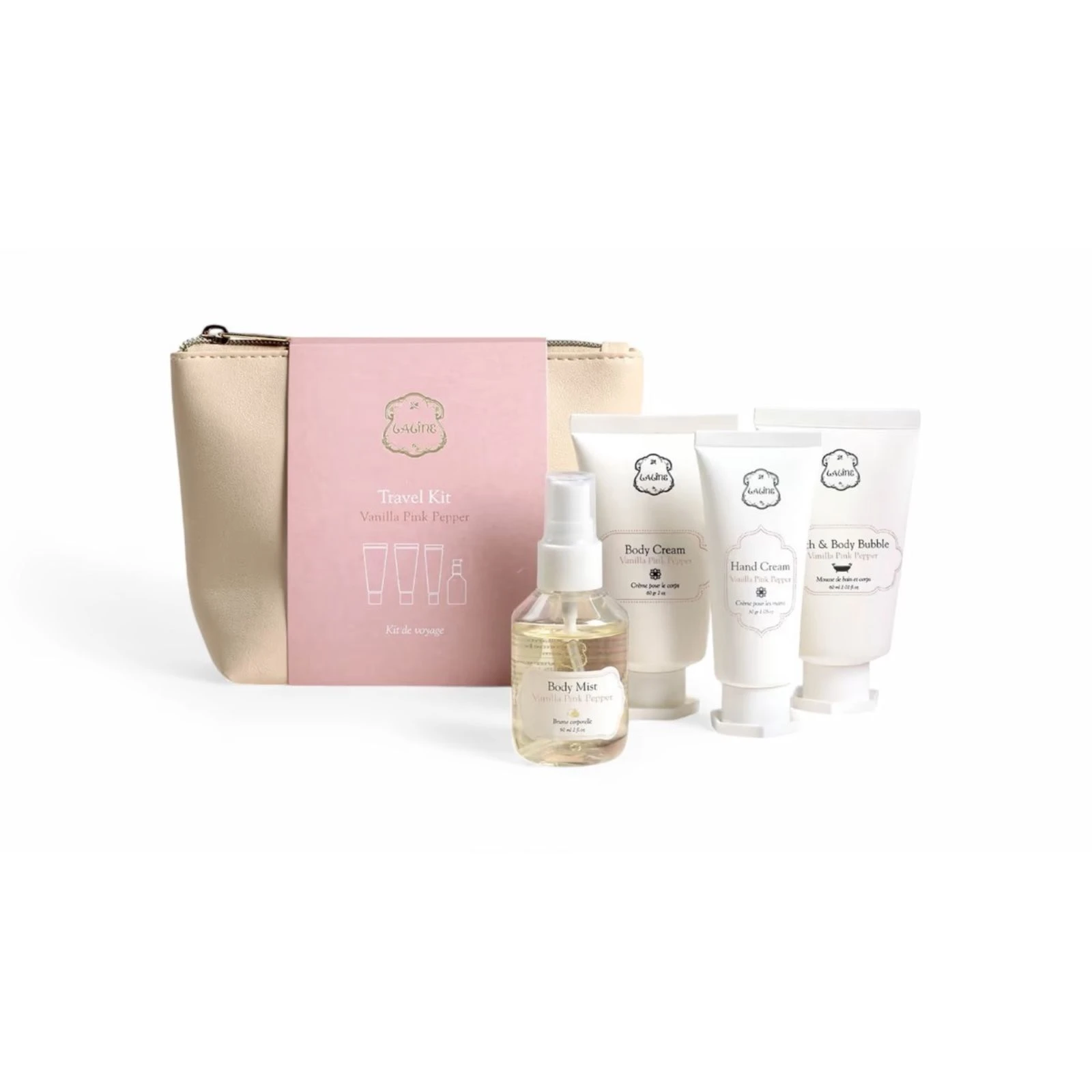 Laline Travel Kit – Vanilla Pink Pepper