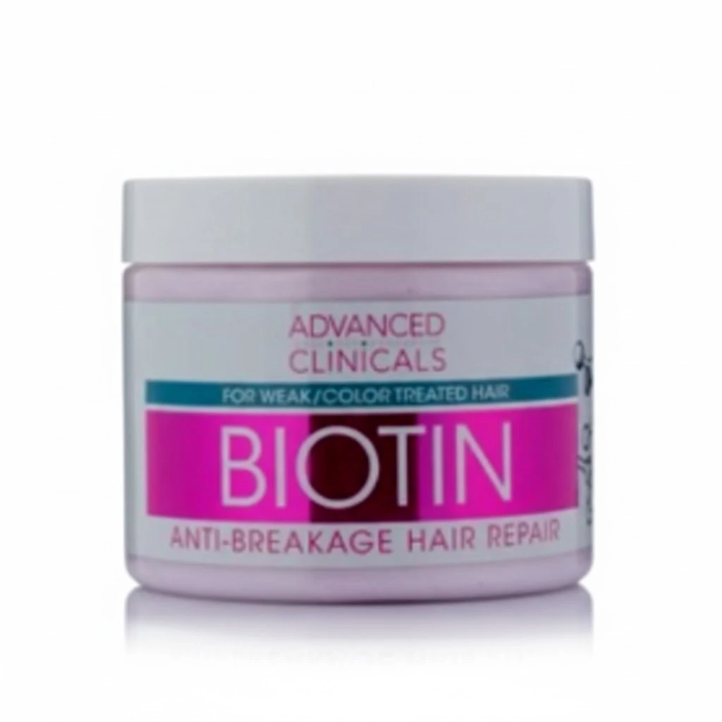 Advanced Clinicals Biotin Anti‑Breakage Hair Repair Mask