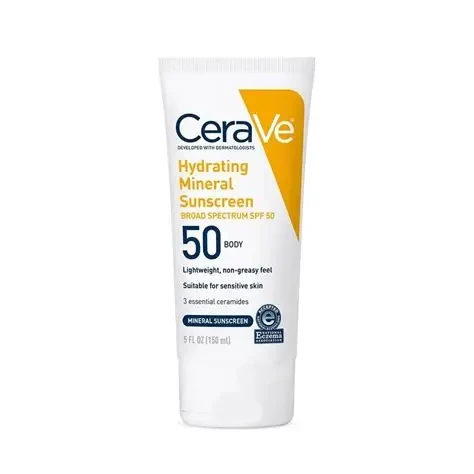 CeraVe Hydrating Mineral Sunscreen SPF 50 (Body) - 150ml