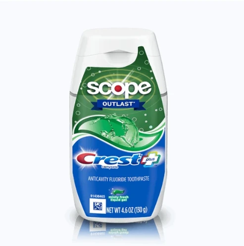 Crest Complete + Scope Outlast Anticavity Fluoride Toothpaste – Minty Fresh Liqu