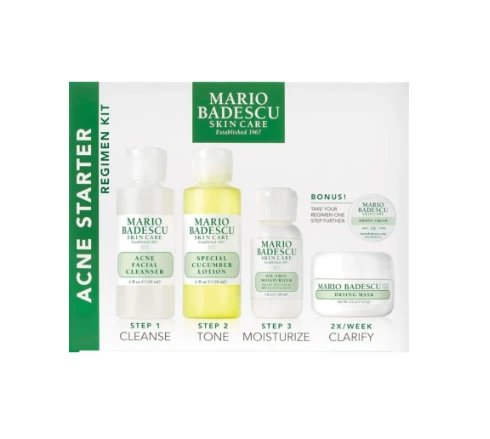 Mario Badescu Skin Care Acne Starter Regimen Kit